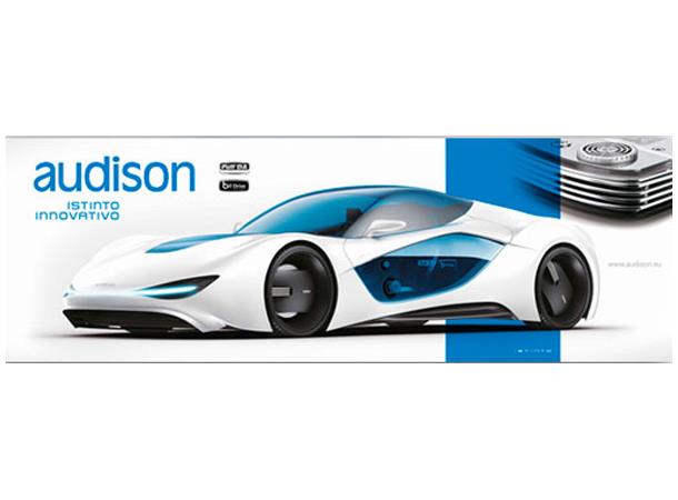 Audison banner 3x1 meter