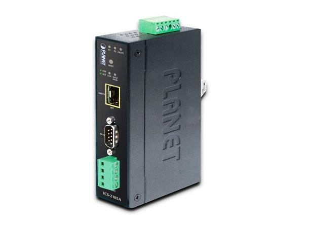 Planet Konverter Ethernet > 1xRS232 Industrial RS-232/RS-422/RS-485 / SFP