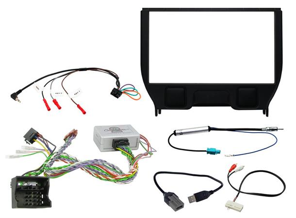 CONNECTS2 komplett monteringskit 2-DIN Citroen C3/DS3 (2010-->) m/Ryggesensorer