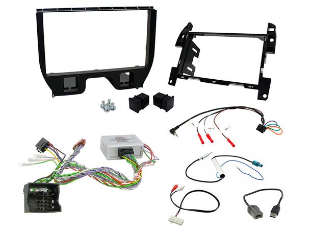 CONNECTS2 komplett monteringskit 2-DIN Citroen C3/DS3 (2010-->) m/Ryggesensorer